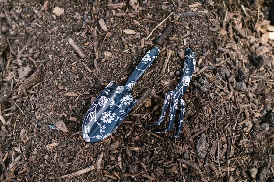 Garden Hand Rake and Shovel Set