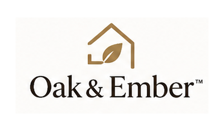 Oak & Ember illustrative brand concept